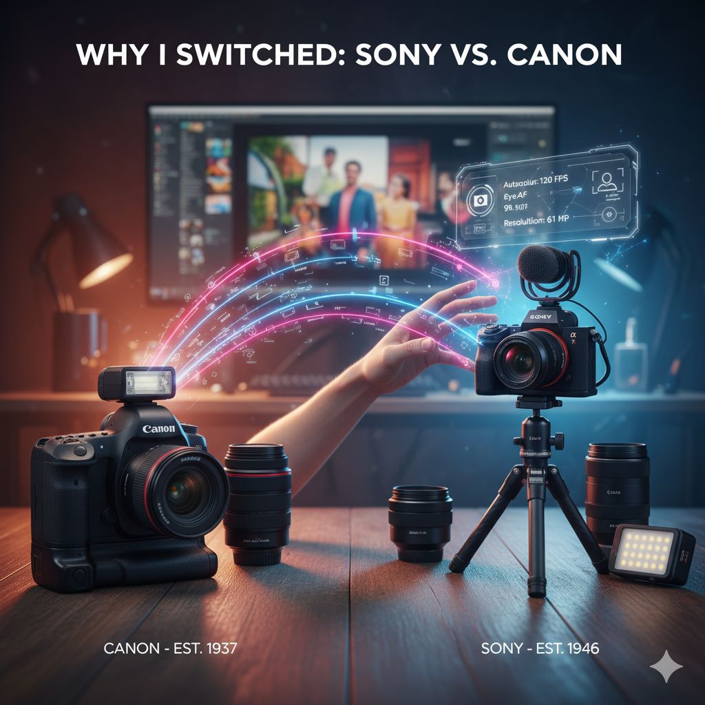 چرا از کانن به سونی تغییر مسیر دادم؟ مقایسه Sony vs Canon