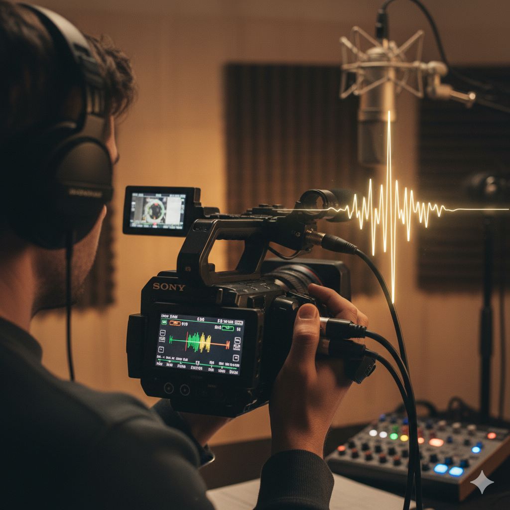 ۴. ضبط صدای حرفهای؛ اهمیت میکروفون داخلی و ورودیهای صوتی