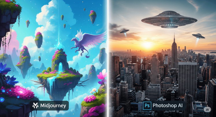 استفاده از Midjourney و Photoshop AI برای ادغام عکس واقعی و ژنراتیو؛ انقلابی در دنیای عکاسی و تولید محتوا
