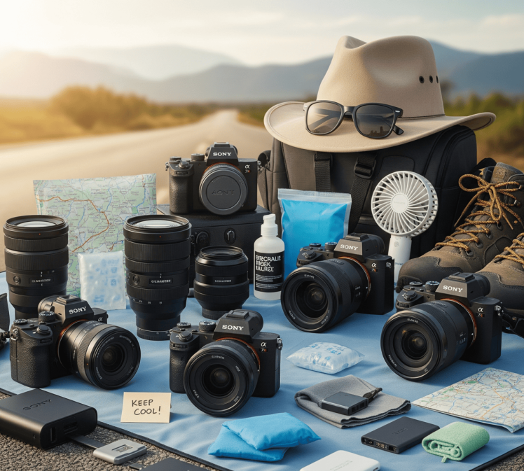 راهنمای جامع مراقبت از دوربین‌های سونی در گرمای تابستان و سفرهای جاده‌ای