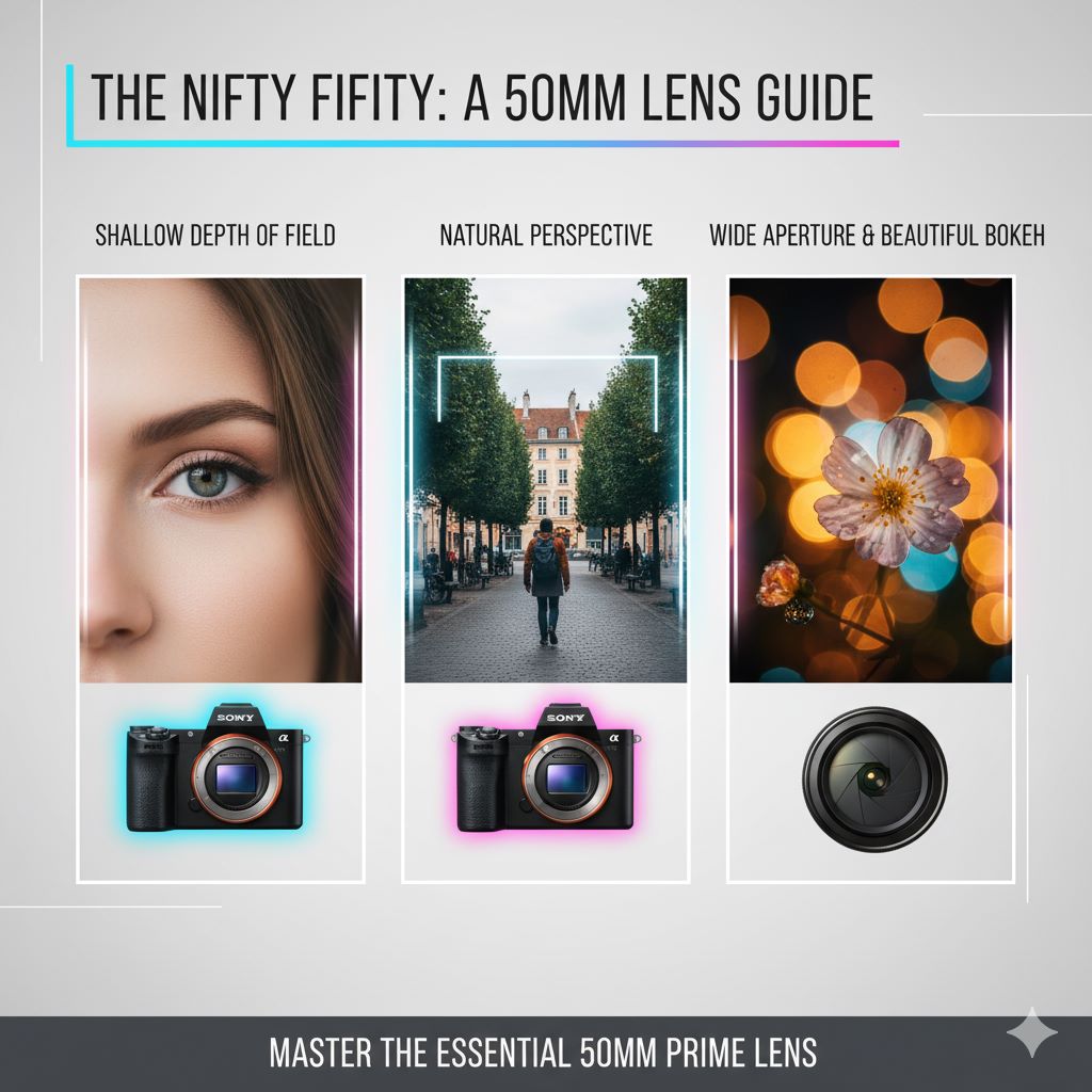 راهنمای لنز 50 میلی‌متری: هر آنچه باید درباره‌ی Nifty Fifty بدانید