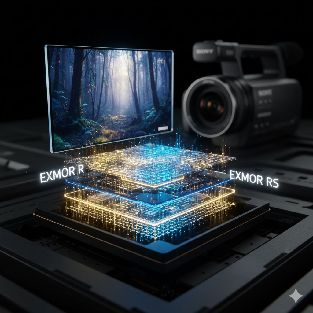 ۲. کیفیت تصویر و حسگرهای قدرتمند Exmor R و Exmor RS