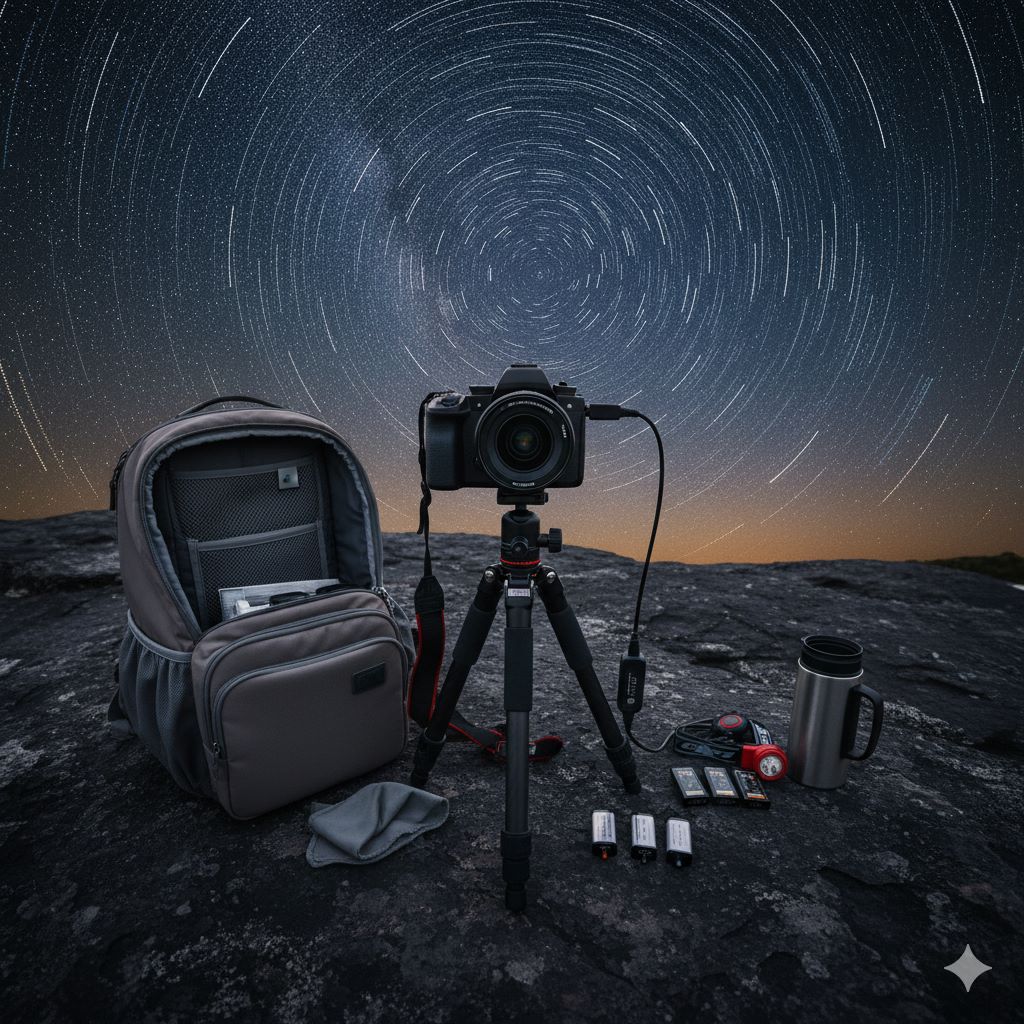 تجهیزات ضروری برای عکاسی از رد ستارگان