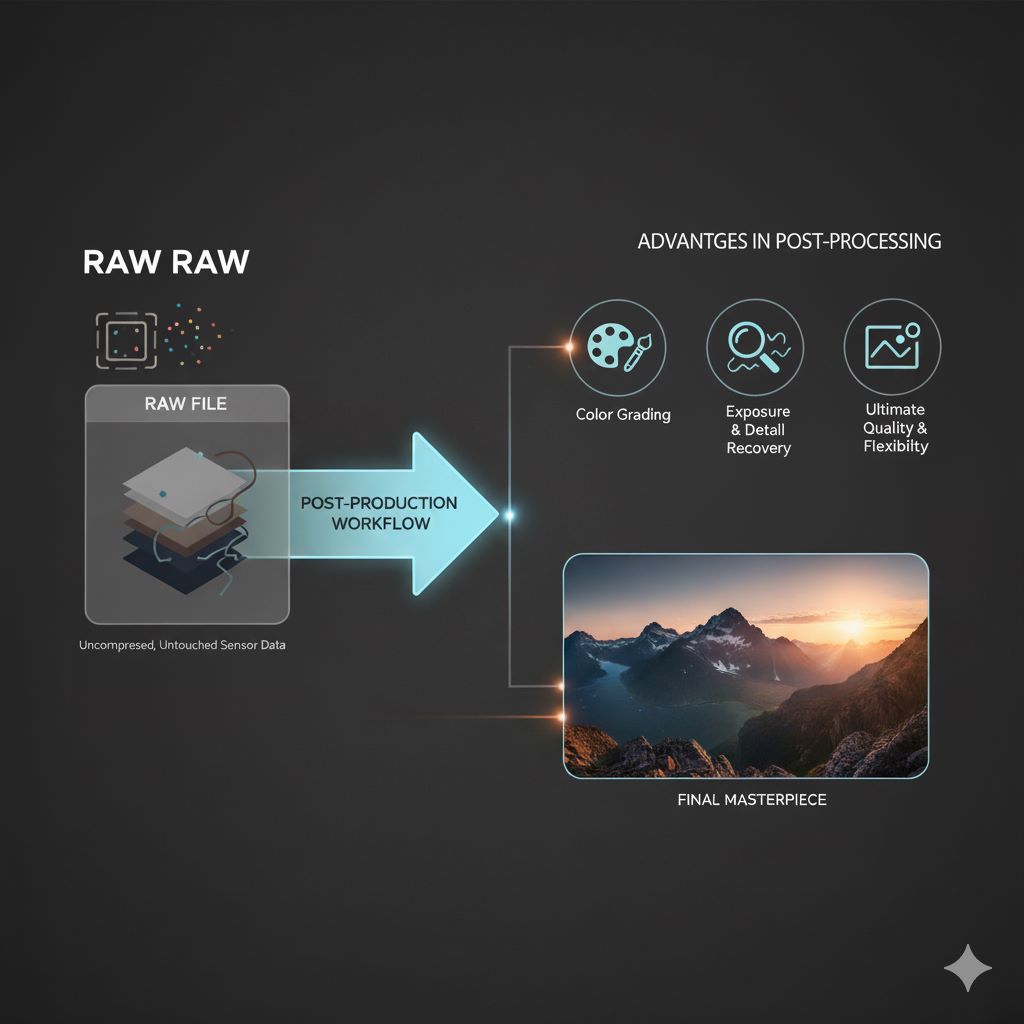 ماهیت RAW و ارزش آن در جریان کاری