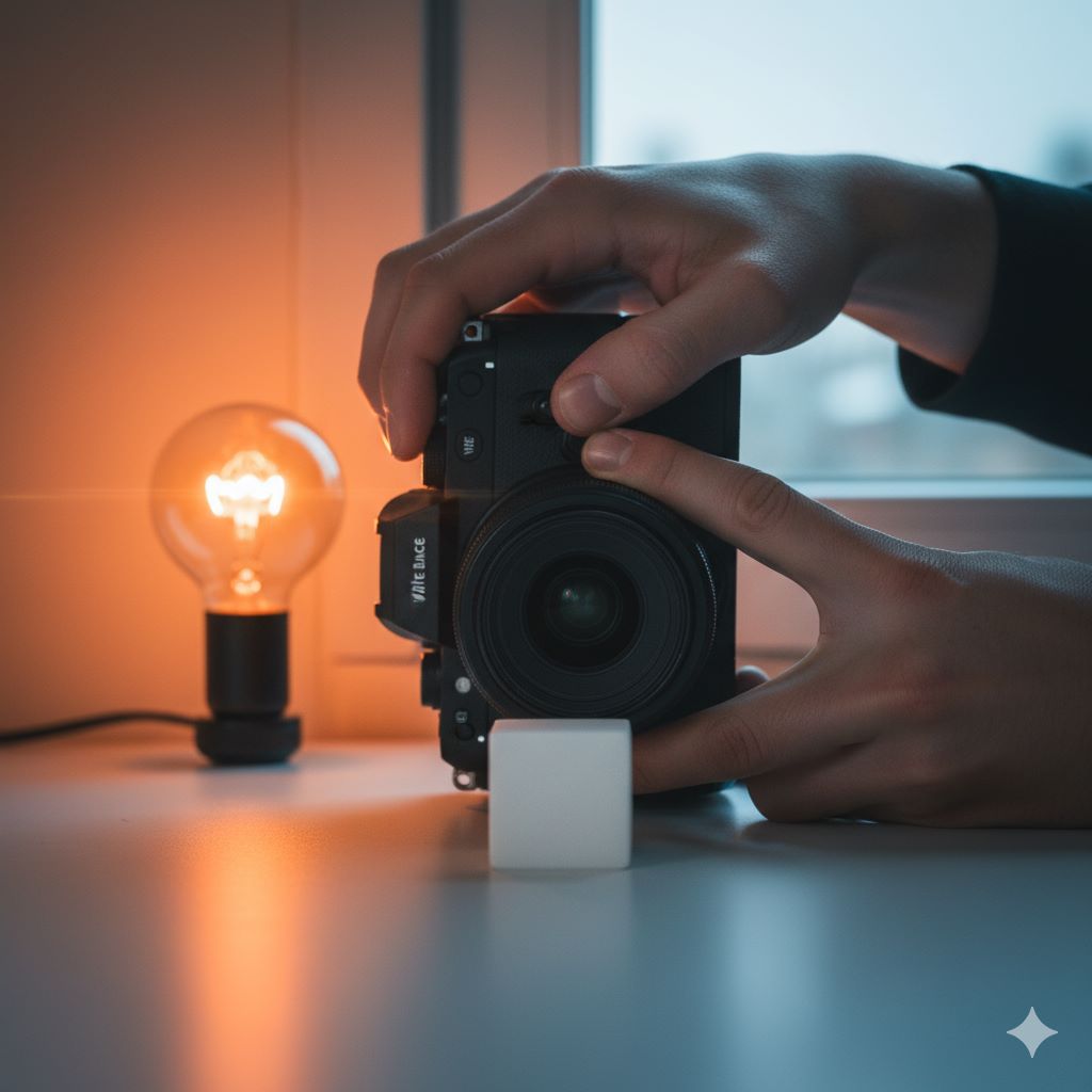 مدیریت تعادل رنگ سفید در دوربین