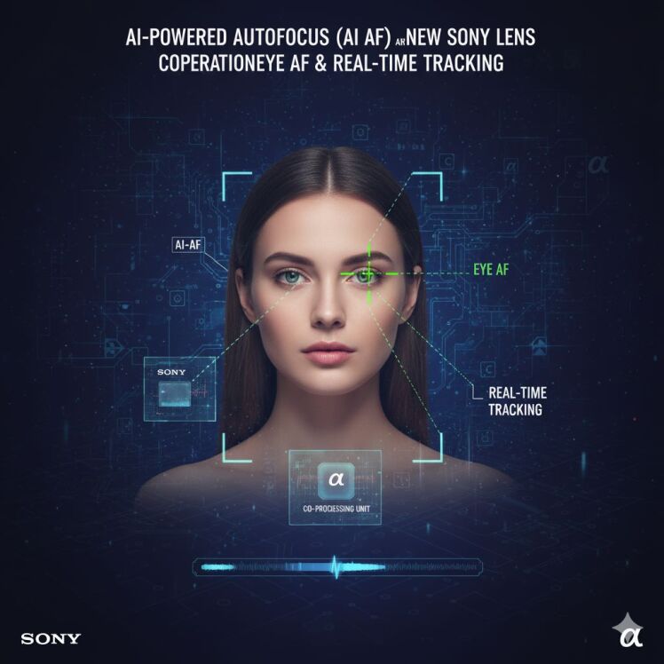 فوکوس خودکار هوشمند (AI AF) و هماهنگی لنزهای جدید سونی با Eye AF و Real-Time Tracking